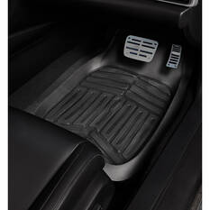 Ridge Ryder Deep Dish PVC Car Floor Mats - Front Pair, Black, , scanz_hi-res