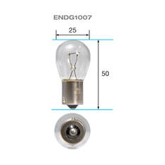 ENDURALIGHT Automotive Globes - Indicator/ Reverse 24V, 21W, BA15S, , scanz_hi-res