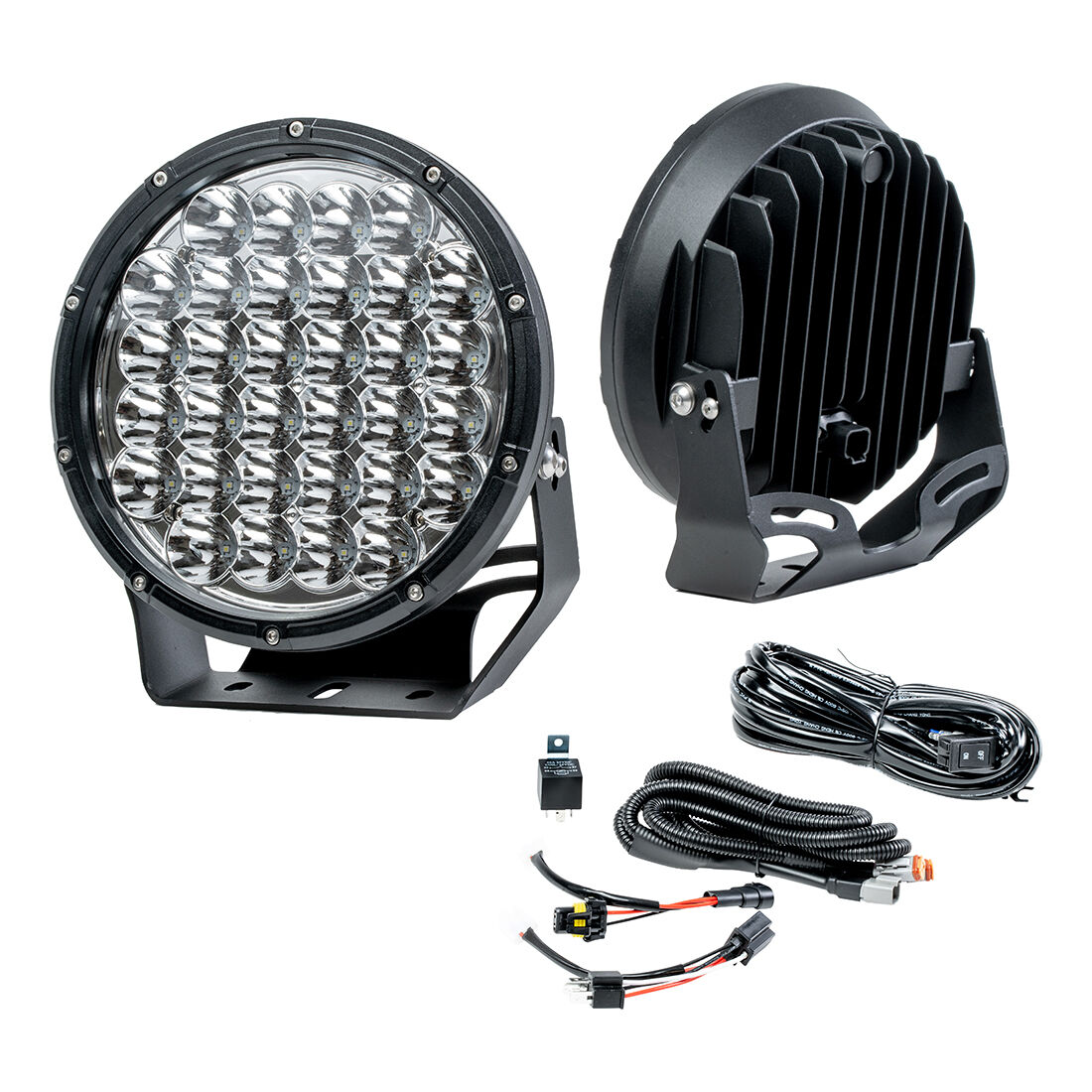 Enduralight LED Driving Light Kit w/ harness - 220mm 86W, , scanz_hi-res