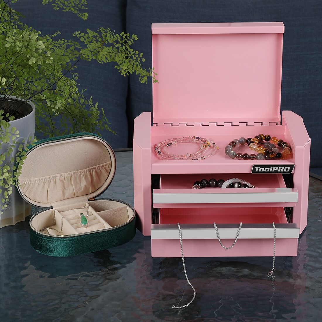 ToolPRO Mini Edge Tool Chest Pink, , scanz_hi-res