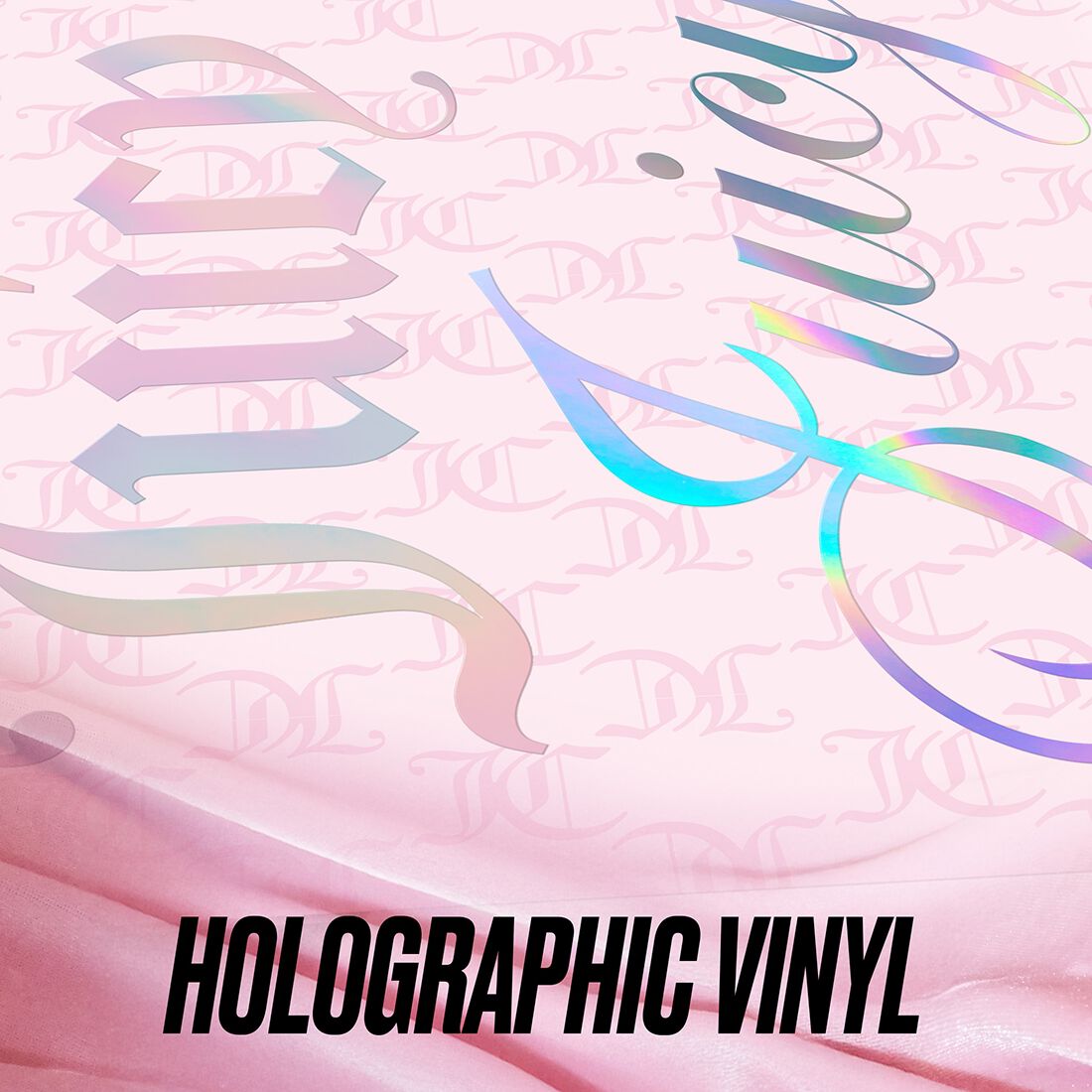 Juicy Couture 2PK Metallic Vinyl Decal Print - Pink/Silver, , scanz_hi-res