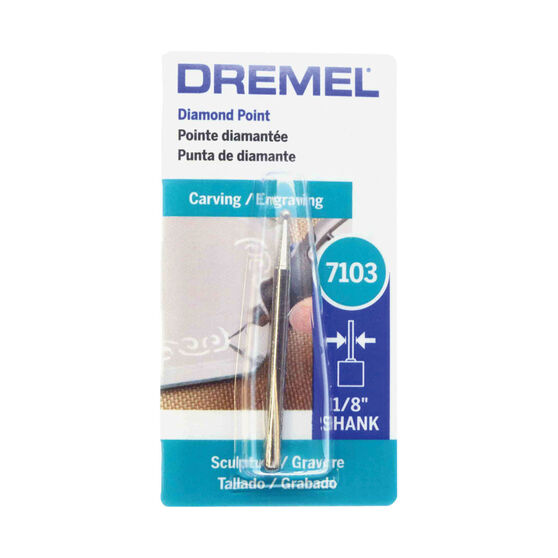 Dremel 2.0mm Diamond Wheel Point Bit 7103, , scanz_hi-res