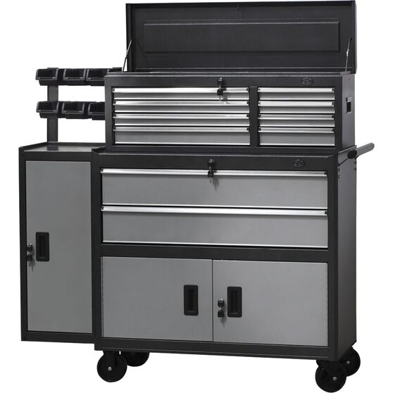 Sca Toolbox Combo With Racks Side Cabinet 41 Inch Supercheap