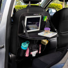 Cabin Crew Kids Back Seat Organiser with Tray Black, , scanz_hi-res