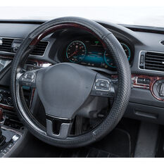 SCA Steering Wheel Cover - Cool Grip, Black, 380mm diameter, , scanz_hi-res