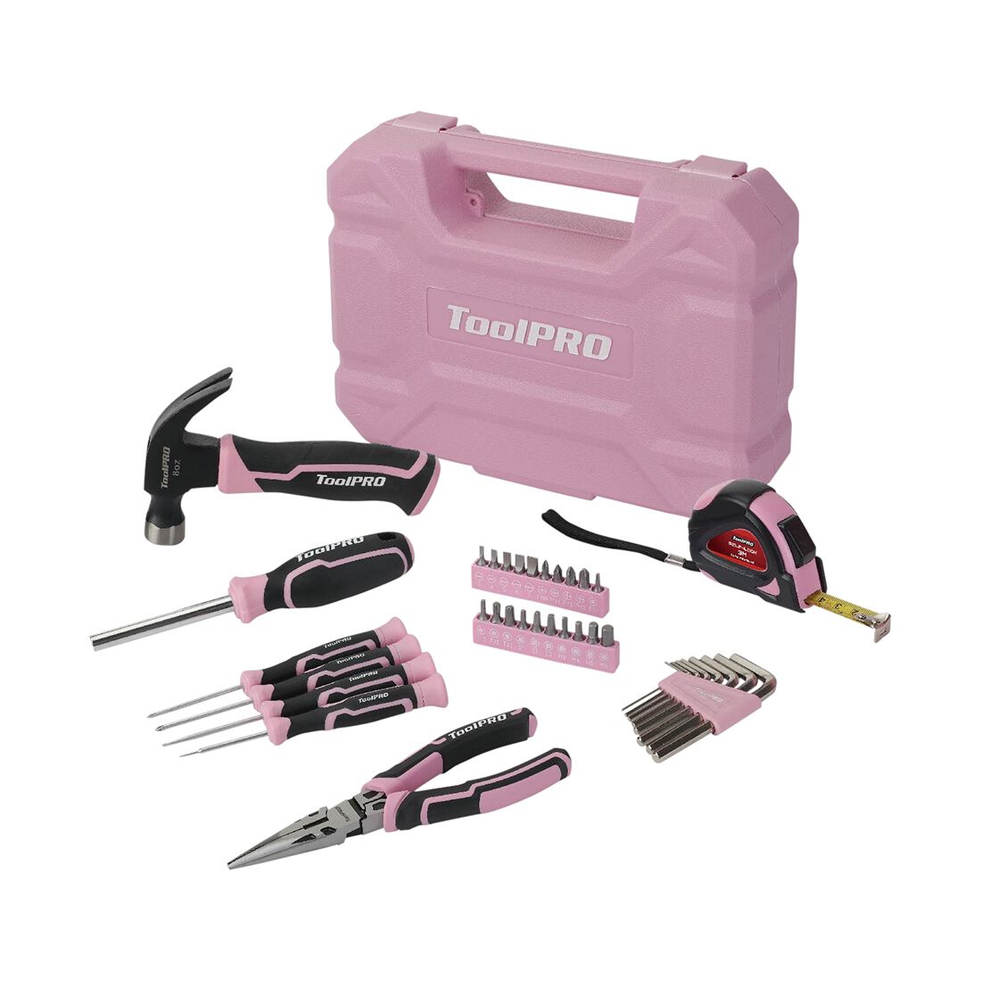 ToolPRO Tool Kit 36 Piece BMC Pink, , scanz_hi-res
