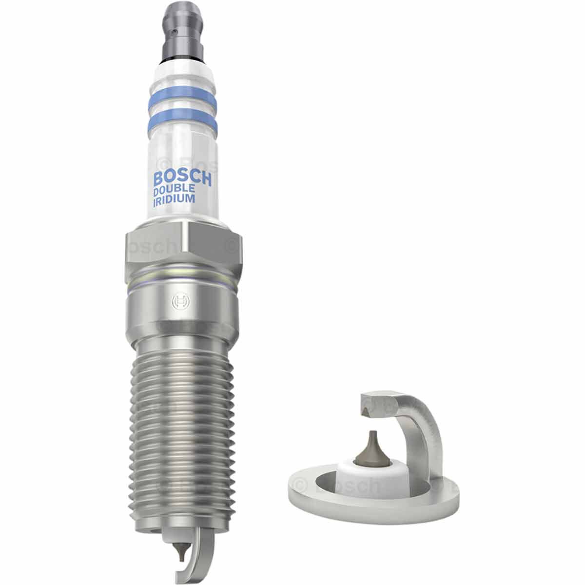 Bosch Double Iridium Spark Plug Single HR8NII332X, , scanz_hi-res