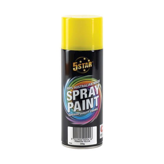 5 Star Enamel Spray Paint Primrose Yellow 250g, , scanz_hi-res