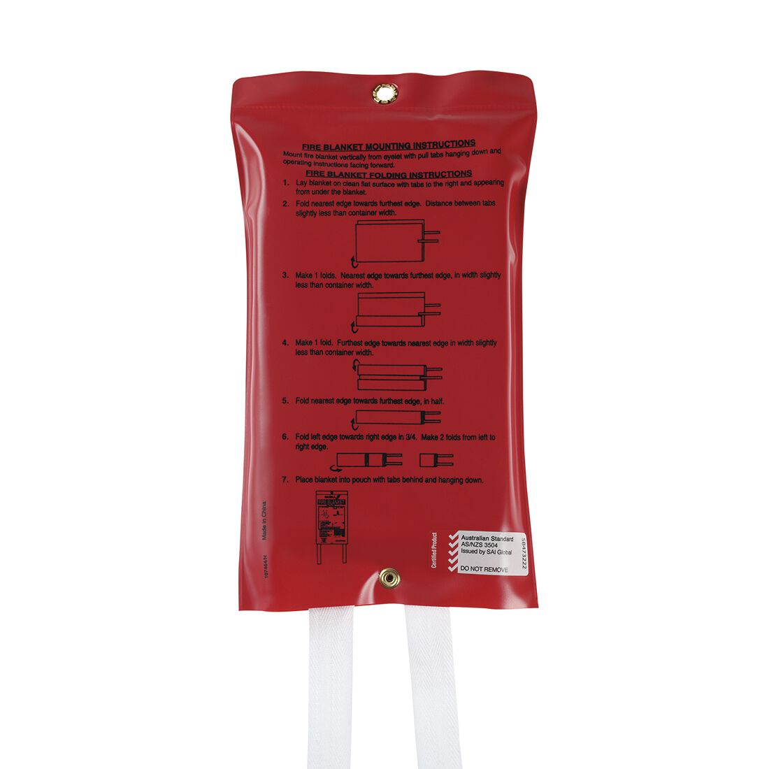 Quell Fibreglass Fire Blanket 1m x 1m, , scanz_hi-res