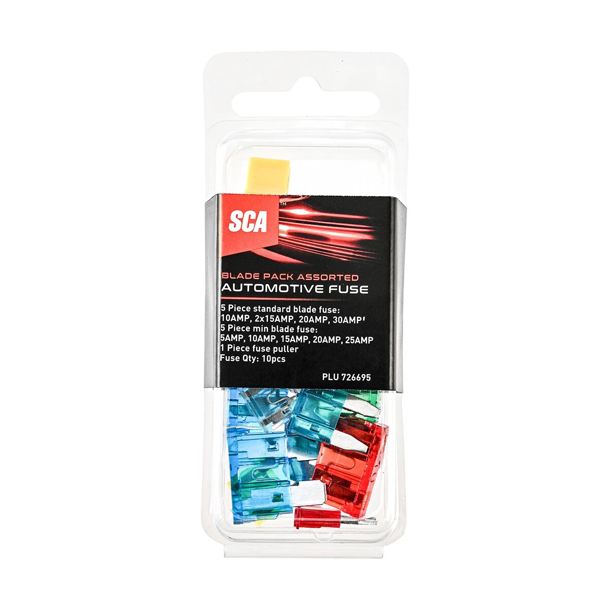 SCA Automotive Fuses - Assorted, 10 Pack, , scanz_hi-res