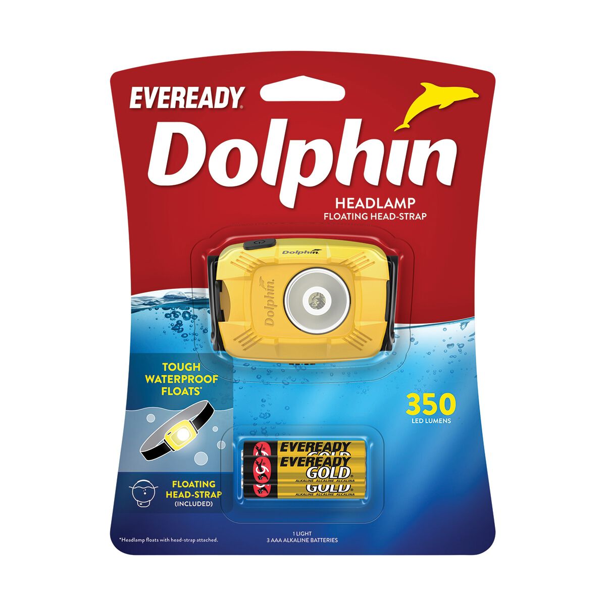 Eveready Dolphin Headlight 350 Lumens, , scanz_hi-res