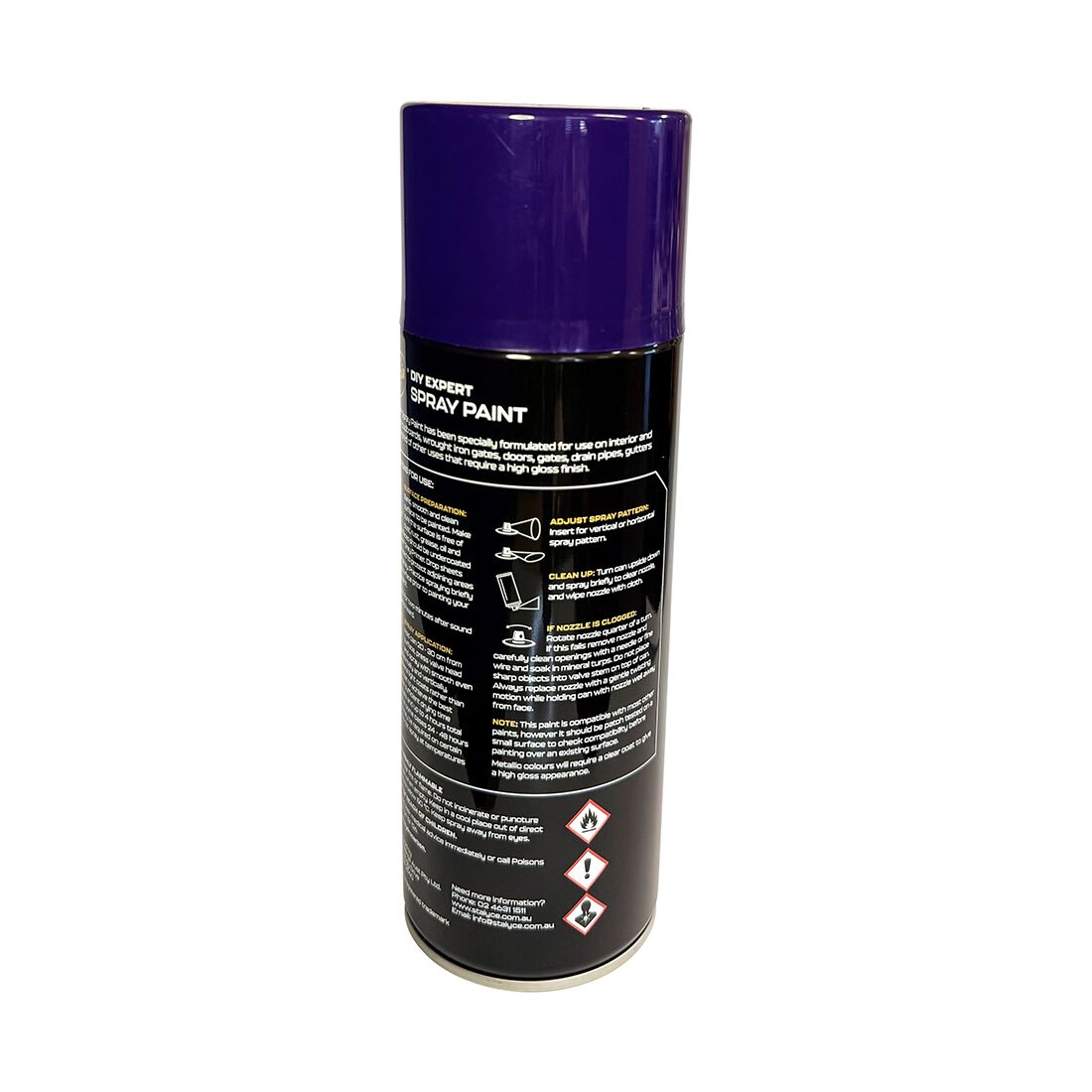 5 Star Enamel Spray Paint Plum Purple 250g, , scanz_hi-res