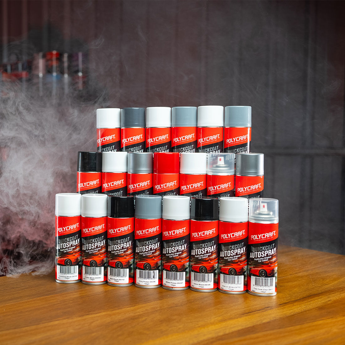 Polycraft Touch Up Paint Winter White - DSF92 150g, , scanz_hi-res