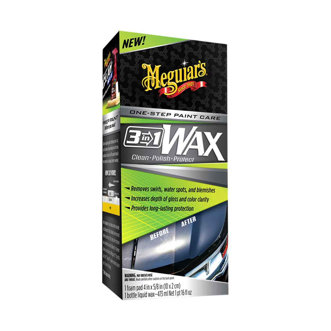 Meguiar's 3in1 Wax Kit 473mL, , scanz_hi-res