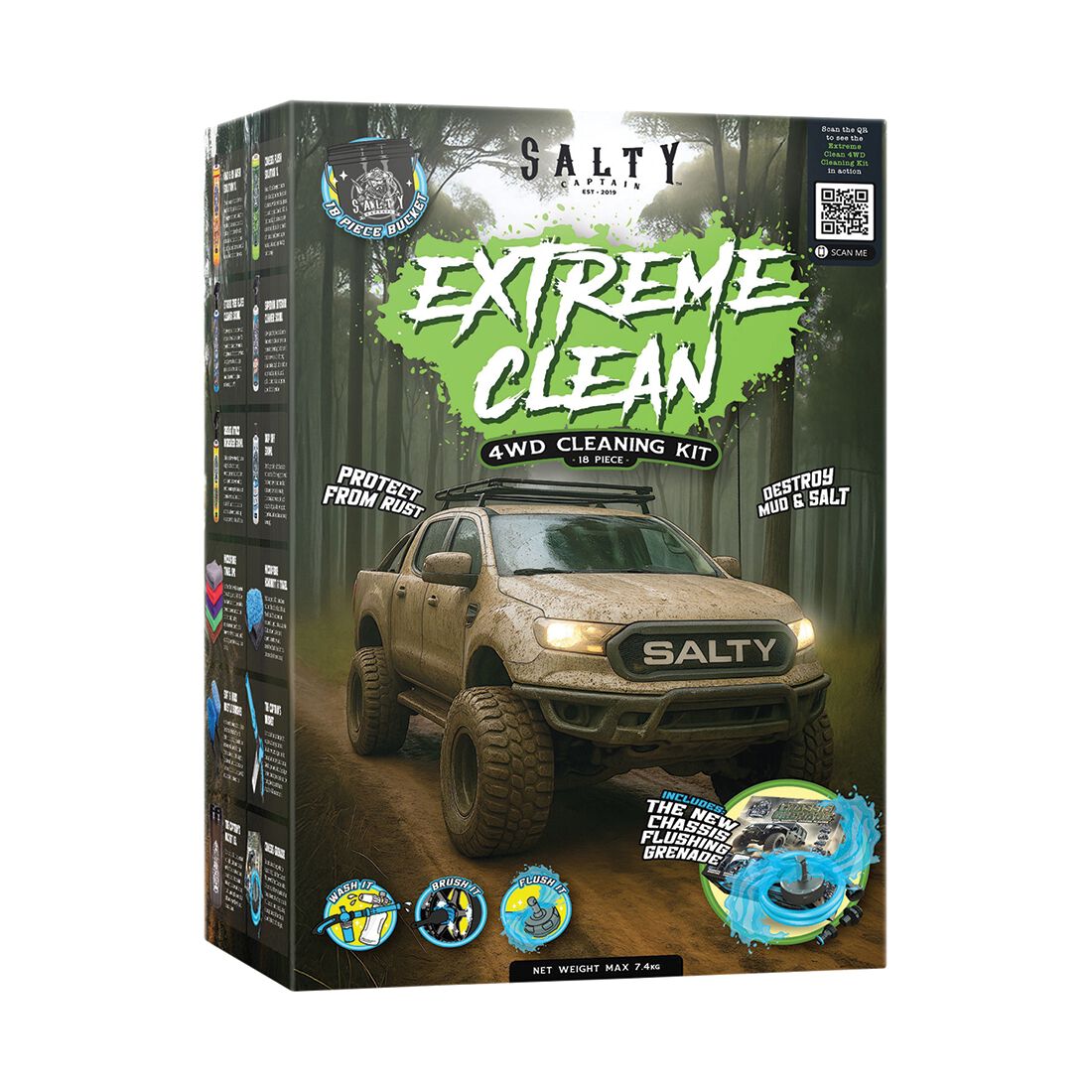 Salty Captain Extreme Clean 4WD Cleaning Kit - 18 Piece, , scanz_hi-res