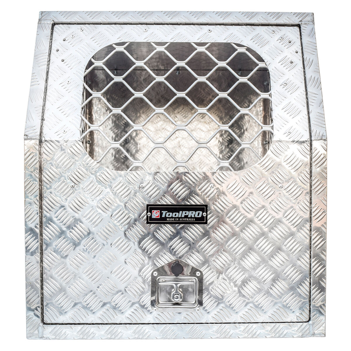 ToolPRO Dog Box - Modular, Aluminium Checker Plate, , scanz_hi-res
