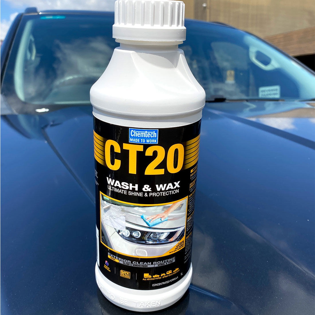 Chemtech CT20 Wash & Wax 1 Litre, , scanz_hi-res