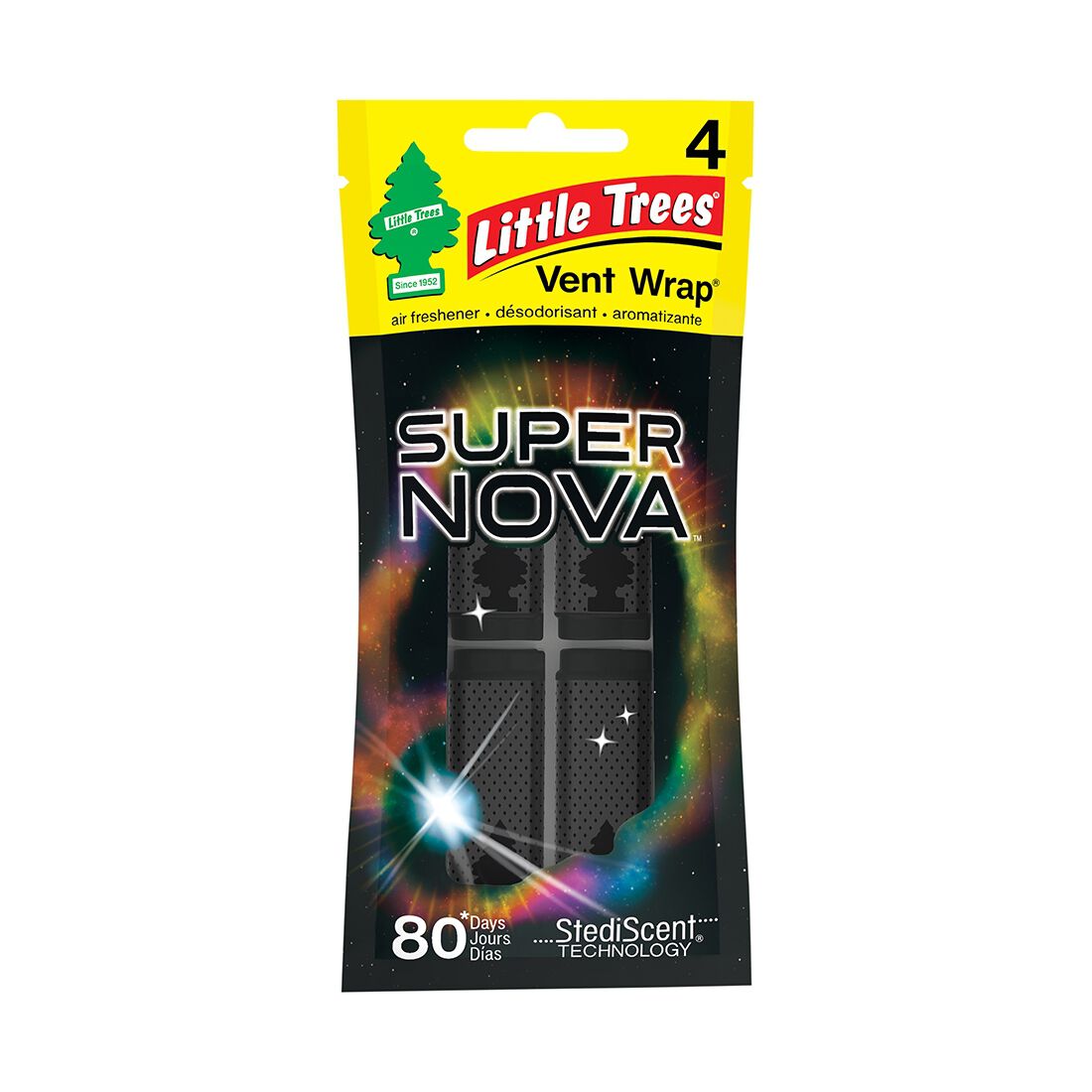 Little Trees Vent Wrap Air Freshener - Supernova 4 Pack, , scanz_hi-res