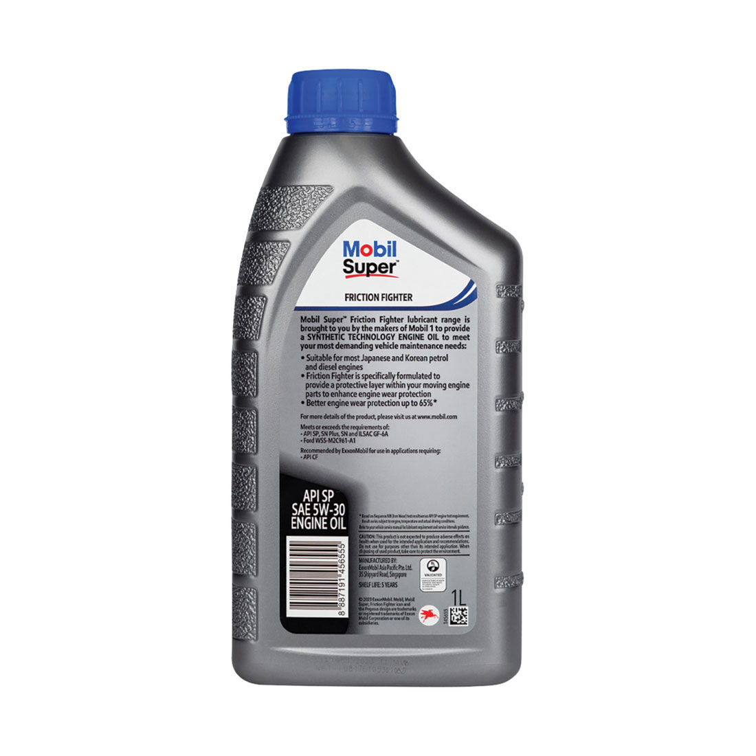 Mobil Super Friction Fighter Semi Synthetic Engine Oil 5W-30 1L, , scanz_hi-res