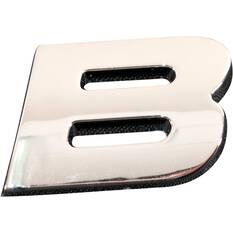SCA 3D Chrome Badge Letter B, , scanz_hi-res