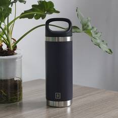 Swiss Tech Drink Bottle - 18oz/532ml, Charcoal, , scanz_hi-res