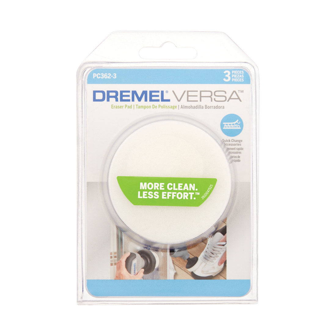 Dremel Versa Cleaner Eraser Pad 3pk, , scanz_hi-res