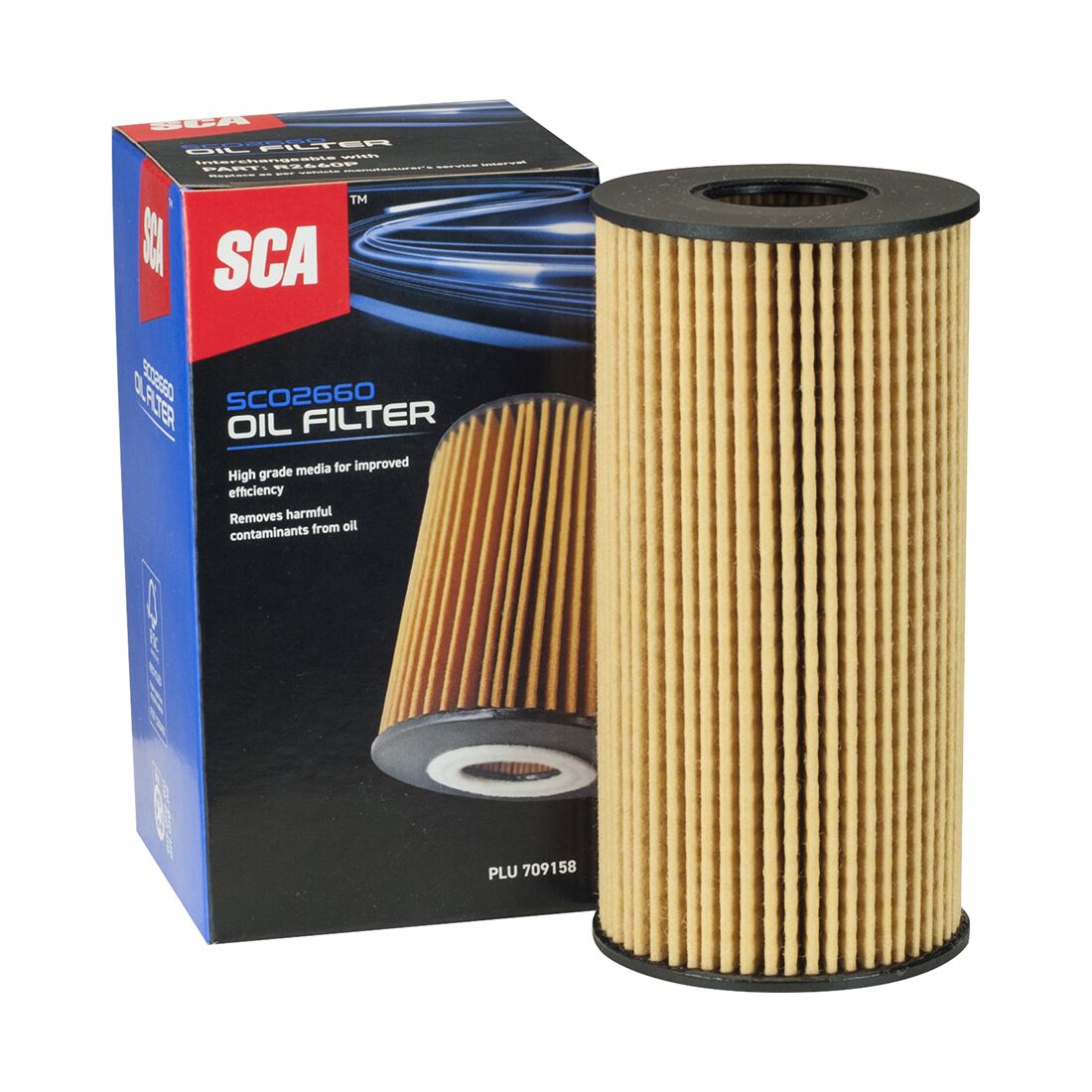 SCA Oil Filter SCO2660 (Interchangeable with R2660P), , scanz_hi-res
