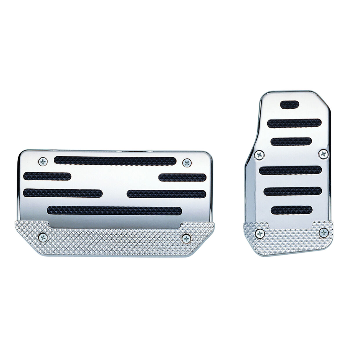 Wildcat Pedal Pads Auto Black/Chrome, , scanz_hi-res