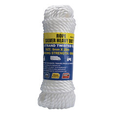 Gripwell Heavy Duty Twisted Silver Rope 8mm x 20m, , scanz_hi-res