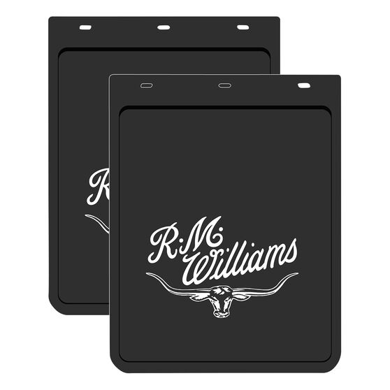 R.M.Williams Mudflaps - Pair, Black, 280mm x 360mm, , scanz_hi-res