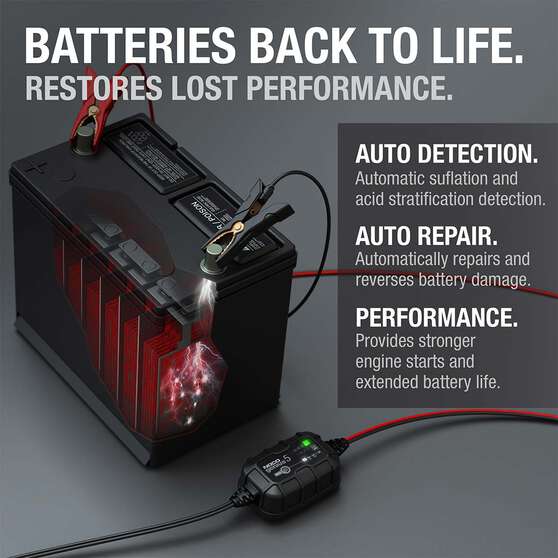 NOCO Genius 5 Battery Charger 6V/12V 5 Amp, , scanz_hi-res