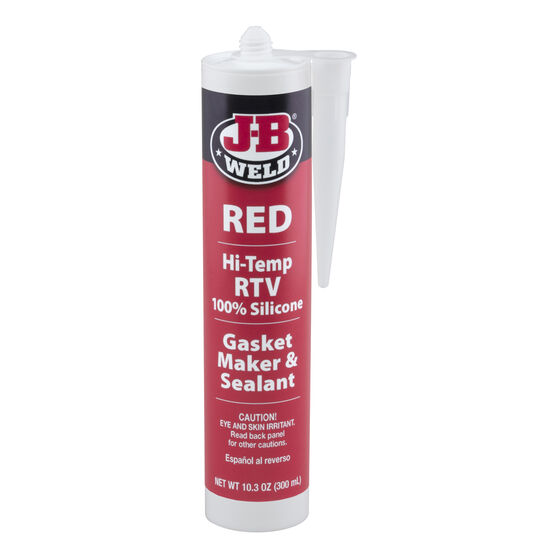 JB Weld Red Hi-Temp RTV Gasket Maker & Sealant 300mL 31914, , scanz_hi-res