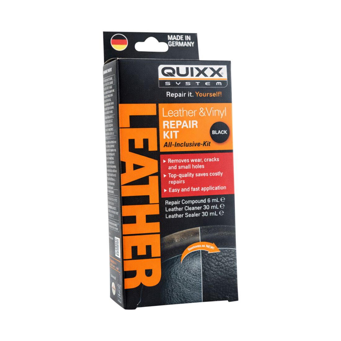 QUIXX Leather & Vinyl Repair Kit - Black, , scanz_hi-res