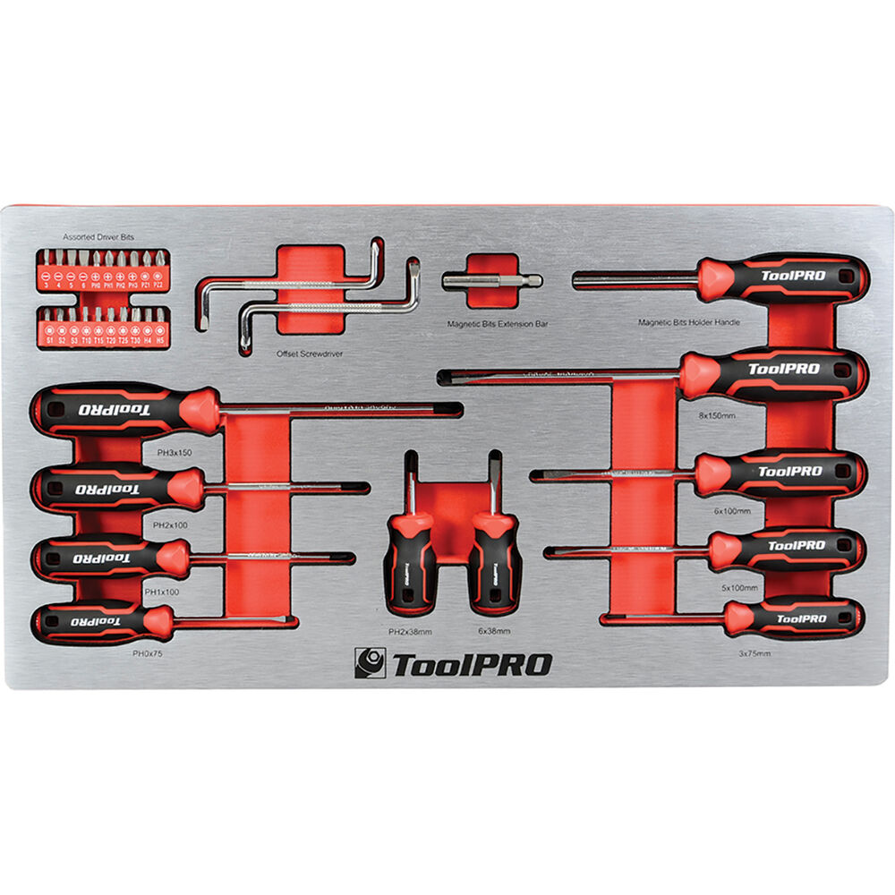 ToolPRO EVA Screwdriver Set 34 Piece Supercheap Auto New Zealand