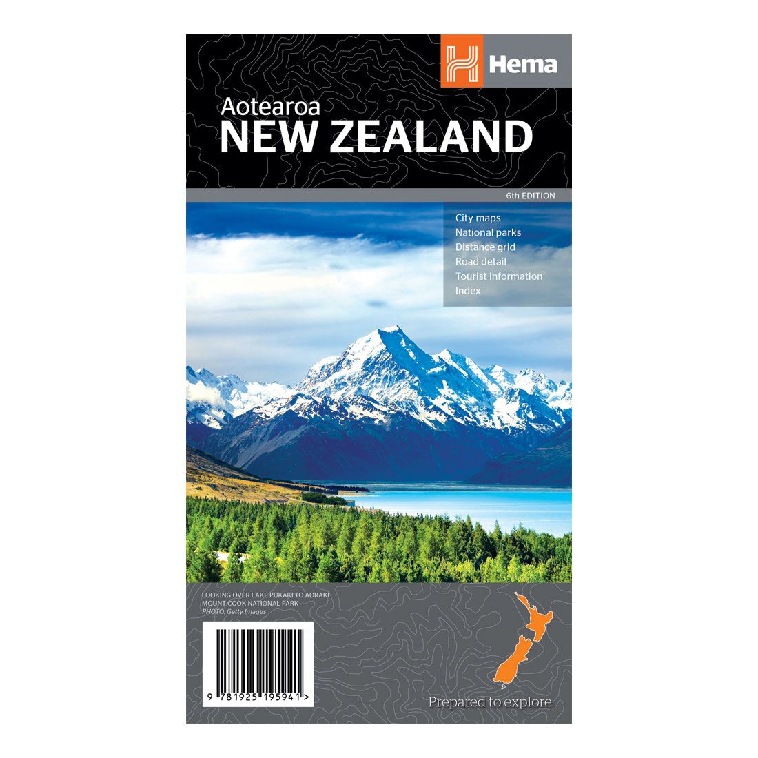 HEMA Map NZ South Island Te Waipounamu 8th Ed, , scanz_hi-res