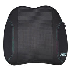 Skechers Air Cooled Memory Foam Lumbar Cushion Black/Aqua, , scanz_hi-res
