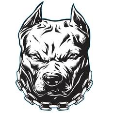 Sticker Pitbull - Back Off , Vinyl, , scanz_hi-res