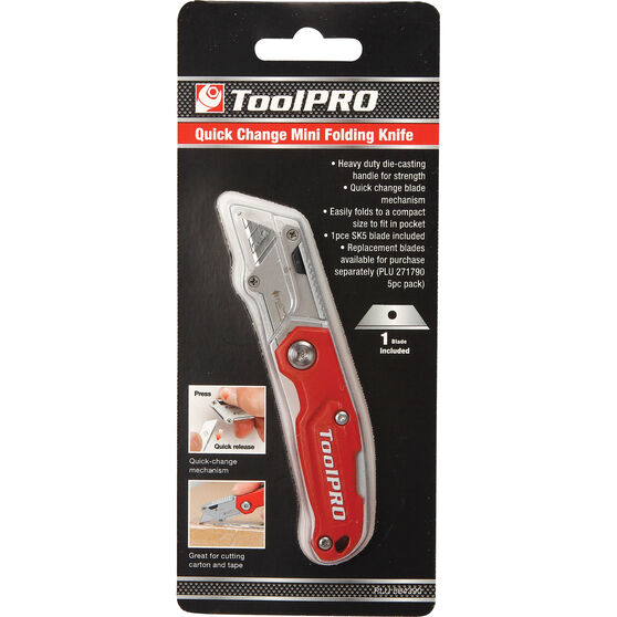 ToolPRO Quick Change Mini Folding Knife, , scanz_hi-res