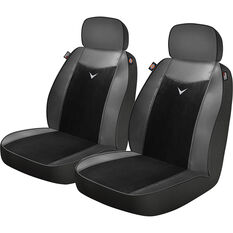 Dickies Hornet Seat Covers Black Adjustable Headrests Airbag Compatible, , scanz_hi-res