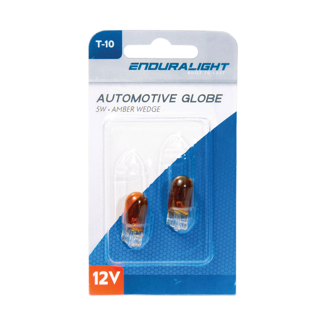 ENDURALIGHT Automotive Globes - Amber Wedge 12V, 5W, T-10, , scanz_hi-res