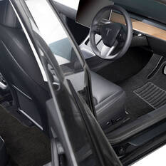 SCA Carpet Car Floor Mats - Front/Rear, Tesla Model 3 2019-23, Black, , scanz_hi-res