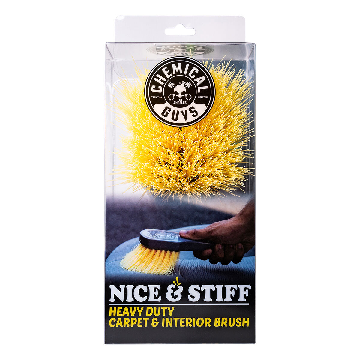 Chemical Guys Nice & Stiff Heavy Duty Carpet & Interior Brush, , scanz_hi-res