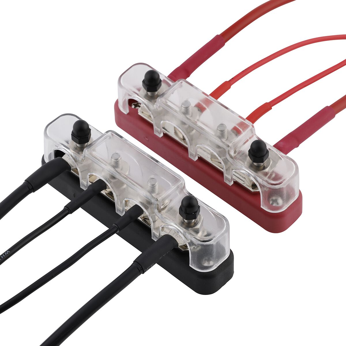 SCA Busbar 4 Stud Black & Red 100 Amp, , scanz_hi-res