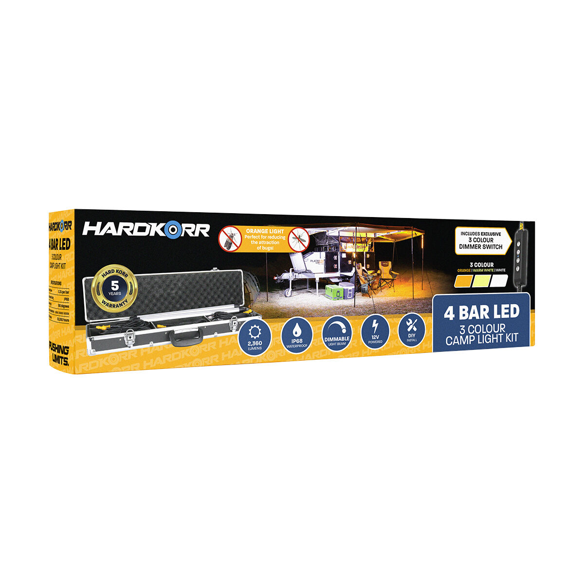 Hardkorr 4 Bar Tri-Colour Light Kit, , scanz_hi-res