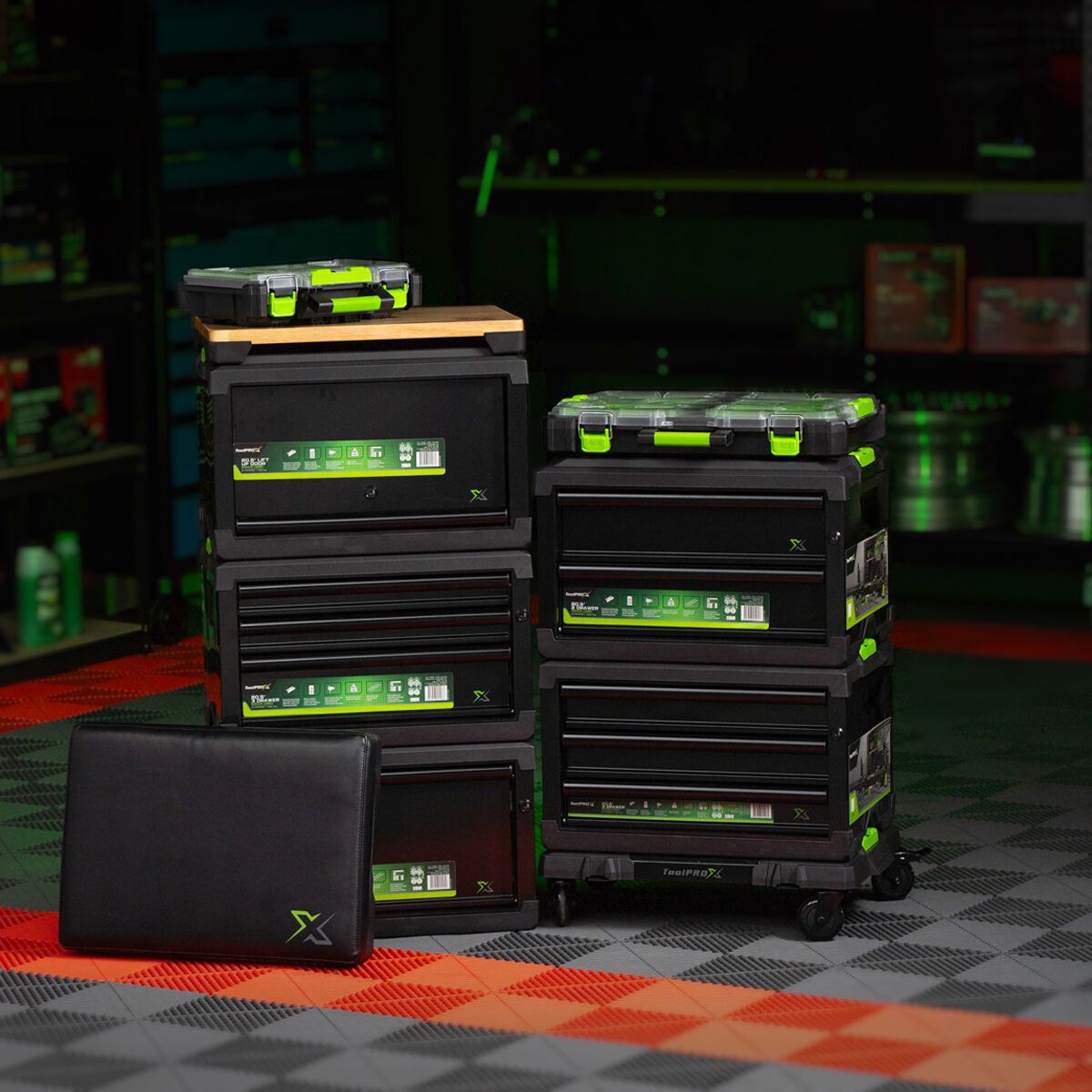 ToolPRO-X Metal Modular Storage System - Timber Workbench Top, , scanz_hi-res