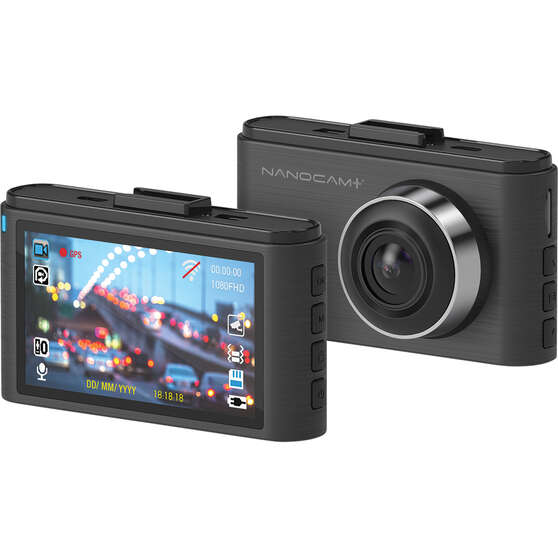 Nanocam+ 1080p FHD Dash Cam with WiFi GPS & Super Capacitor NCP-DVRGWS, , scanz_hi-res