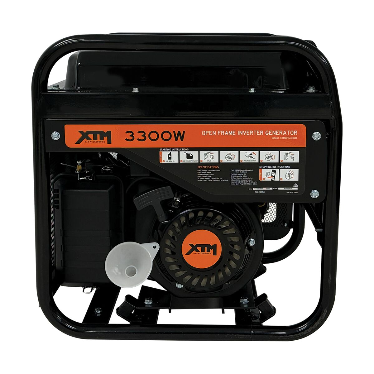 XTM 3300W Inverter Generator Open Frame, , scanz_hi-res