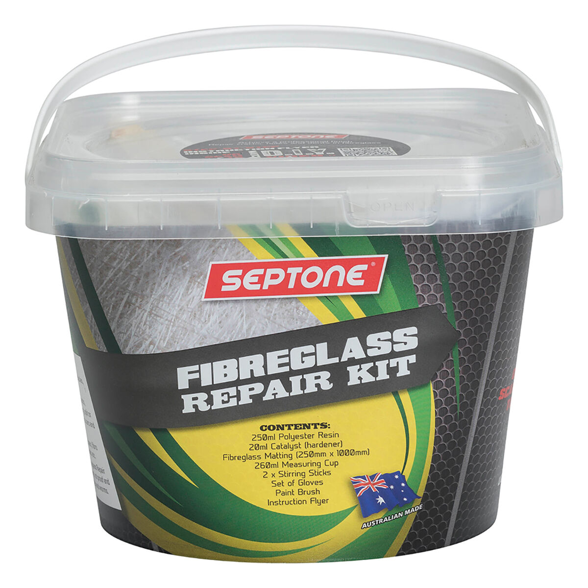 Fibreglass shower top repair kit