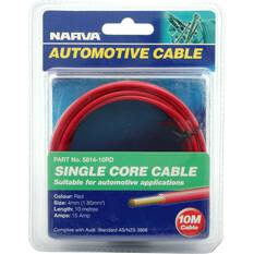 Narva Automotive Cable Single Core 10 Metres 15 AMP 4mm Red, , scanz_hi-res