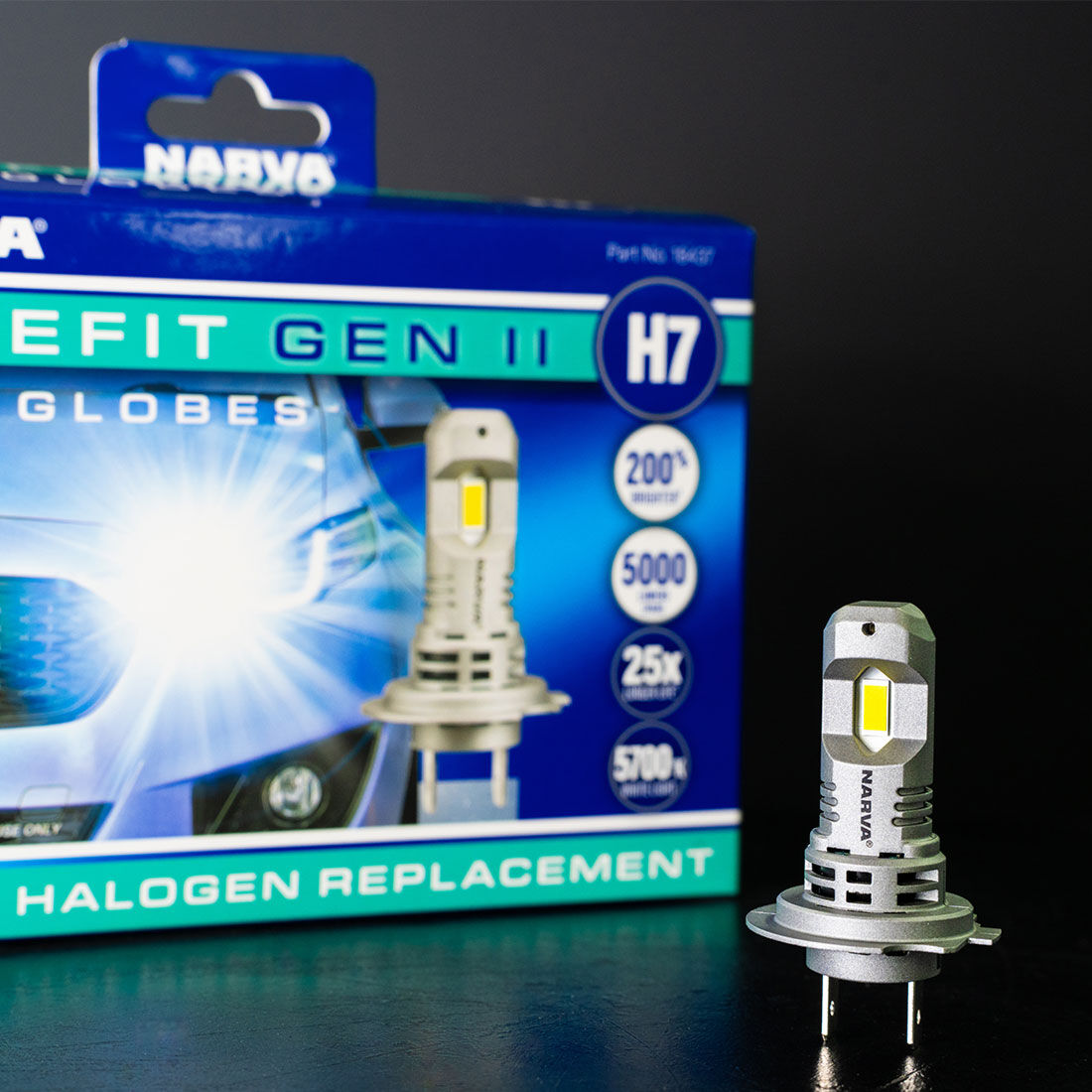 Narva Surefit LED Headlight Globes H7, , scanz_hi-res